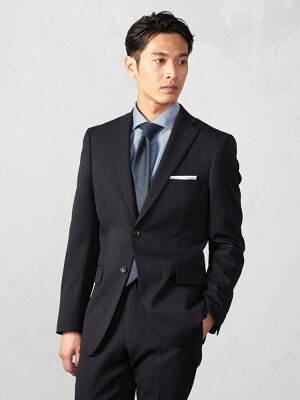 【 アウトレット OUTLET 】 WEB限定スーツ スーツ メンズ ビジネス ネービー ストライプ ノータックパンツ オシャレ オールシーズンスーツ スーツ スリムスーツ おしゃれ スーツ ストレッチスーツ ビジネススーツ メンズ メンズ スーツ パンツウォッシャブル
