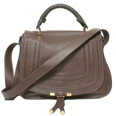 Chloe クロエ ハンドバッグ ショルダーバッグ サッチェル 斜め掛け MARCIE マーシー 3S0917 161 19R COFFEE SHOT ブラウン レザー 革