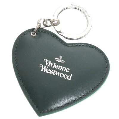【送料無料】Vivienne Westwood ヴィヴィアンウエストウッド HEART KEYRING チャーム ハート キーリング キーホルダー 82030027 40564 M401 GREEN 【楽ギフ_包装】