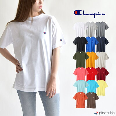 10%OFF チャンピオン tシャツ Champion C3-P300 Championロゴ 定番無地Tシャツ ワンポイント シンプルT 無地 メンズ半袖Tシャツ 2019ss Tシャツ Basicシリーズ tシャツ メンズ レディース ユニセックス 男女兼用 トップス 半袖Tシャツ C3-C359 白T