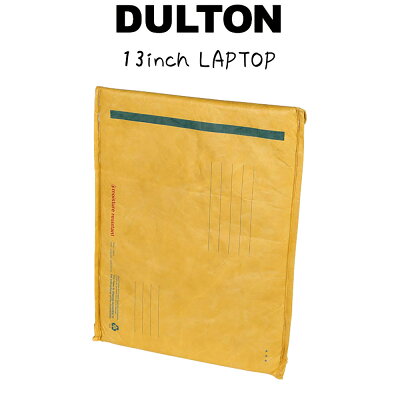 パデッド エンベロープ バッグ 13インチ ラップトップ ダルトン DULTON パソコンケース パソコンバッグ タブレットケース PCケース おしゃれ シンプル 携帯用 持ち歩き用 コンパクト 軽量 軽い ソフトスリム 耐水性 タブレット パソコン CD 書類 ラッ