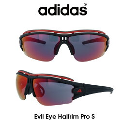 アディダス Adidas (アディダス) サングラス Evil Eye Halfrim Pro S イーブルアイ ハーフリムプロ A198-01-6088 グレー/レッドミラー レンズ 人気モデル UVカット アウトドア ドライブ スポーツ