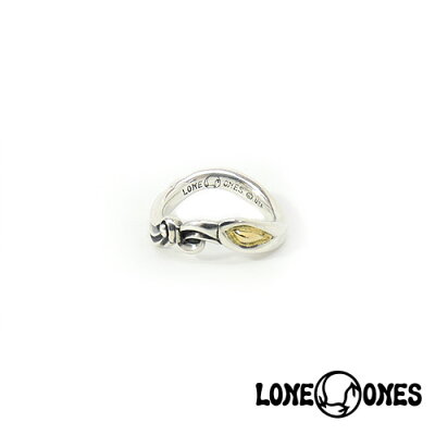 LONE ONES ロンワンズ loneones レナードカムホート LEONARD KAMHOUT シルバーアクセ シルバージュエリー アメリカ製 MF Ring: Infinity Gold Eye インフィニティゴールドアイリング/18K/ゴールド/イエロー