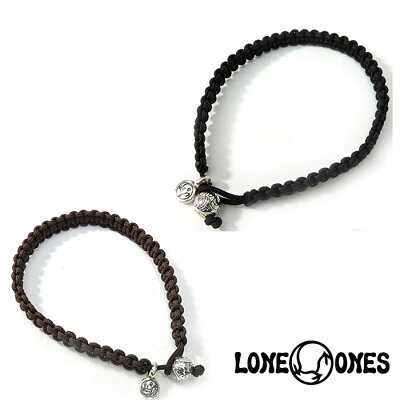 【LONE ONES】ロンワンズ【送料無料】【あす楽】/MF Bracelet: Macrame w/6mm Engraved Nest マクラメw/6mm エングレイブドネストブレスレット