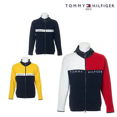★予告2/4 20時-★【パワーゴルフで2点以上購入すると最大P10倍!※要エントリー】【50%OFF】TOMMY HILFIGER 秋冬モデル トミーヒルフィガー メンズ フルジップニットパーカー THMA176 【21】ゴルフウエア 秋 冬