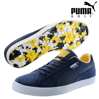 PUMA GOLF プーマゴルフ ゴルフシューズ シューズ メンズ 191268 スパイクレス スウェード G チーム EUR【18】靴 25.5-27.5cm サイズ 足幅 2E EE ゴルフ用品