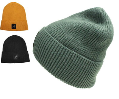 KANGOL カンゴール PATCH BEANIE パッチビーニー Slate Grey Amber Black 帽子 ニット帽 グレー マスタード 黒 ニットキャップ 紳士 婦人 メンズ レディース 男女兼用 ギフト