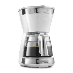 デロンギ コーヒーメーカー デロンギ　アクティブ　ドリップコーヒーメーカー　トゥルーホワイト　ICM12011J-W