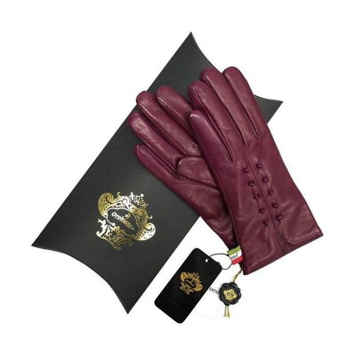 OROBIANCO オロビアンコ レディース手袋 ORL-1457 Leather glove 羊革 ウール PURPLE サイズ:7(20cm) プレゼント クリスマス【ポイント10倍】【送料無料】