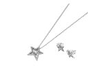 パンドラ レディース ネックレス・チョーカー・ペンダントトップ アクセサリー Sparkling Asymmetric Star Jewelry Gift Set Sterling Silver