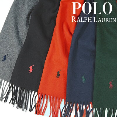 ポロ ラルフローレン マフラー【POLO RALPH LAUREN】PC0476 レディース メンズ ブランド マフラー/ストール/ブランドマフラー/ウール/ワンポイントクリスマス/ラッピング/プレゼント/ギフト 送料無料
