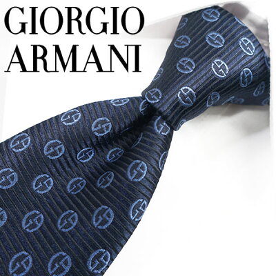 ジョルジオ・アルマーニ ネクタイクリスマスセール品 17800円→14900円【GIORGIO ARMANI・アルマーニネクタイ】GA32 小紋(1A909-00036) ネイビー/ブルー 8cm幅 【ブランド・プレゼント・クリスマス・バースデー】【ラッピング無料・送料無料】