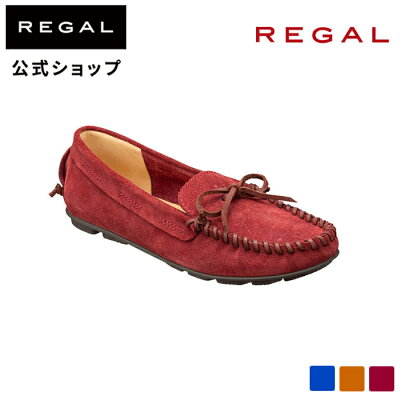 ▼SALE▼【公式】REGAL F77NAE 婦人靴 モカシンシューズ カジュアルシューズ リーガル レディース | 靴 くつ シューズ ウィメンズ モカシン スエード レディースシューズ スウェード 秋冬 フラットシューズ カジュアル リボン