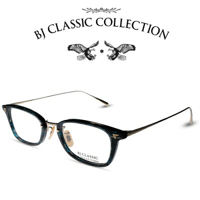 BJ CLASSIC COLLECTION BJクラシックコレクション COMBI COM-501NA NT C-102-1 度付きメガネ 伊達メガネ メンズ レディース チタン 日本製 本格眼鏡 (お取り寄せ)