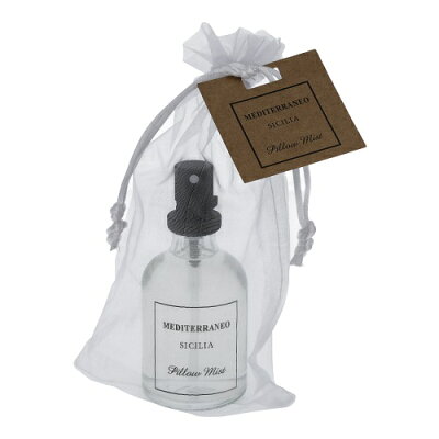 CARBALINE(カルバリン)メディテラーネオシリーズ ピローミスト50ml【シチリア】イタリア製 ルームフレグランス リネンミスト リネンスプレー コンパクト 小型 持ち運び 小容量 トラベルサイズ まくら 枕 芳香 加齢臭対策 男性 女性 プレゼント ギフト 贈り物