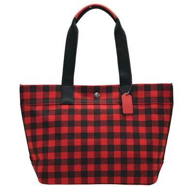 コーチ COACH トートバッグ ギンガムチェック アウトレット f39848qbo6h | ショルダー バッグ バック かばん 鞄 A4 通勤 旅行 肩掛け かわいい 可愛い オシャレ おしゃれ レディース ブランド 冬