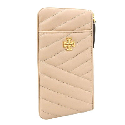 トリーバーチ TORY BURCH KIRA CHEVRON PHONE WALLET 長財布 財布 レザー デヴォンサンド ベージュ系 レディース 75602-288 30日間返品保証 代引手数料無料 福袋