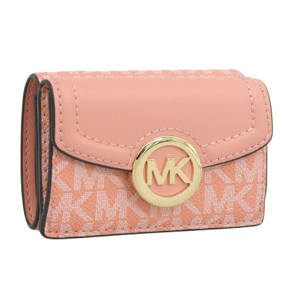 マイケルコース MICHAEL KORS 三つ折り財布 財布 オレンジ系 レディース d35t0gftp0b-shemlt アウトレット 30日間返品保証 代引手数料無料 福袋