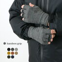 handson grip 手袋 メンズ 【10％OFFクーポン対象】HANDSON GRIP（ハンズオングリップ） ホーボーハーフフィンガー / メリノウール フィンガーレスグローブ / 手袋 / メンズ / 日本製 / HOBO