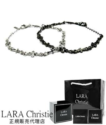 ララクリスティー ブレスレット メンズ レディース LARA Christie シルバー925 / テンプルクロス ペアブレスレット 【ペア】【 ペアバングル シンプル おしゃれ 人気 バレンタイン 】【あす楽】