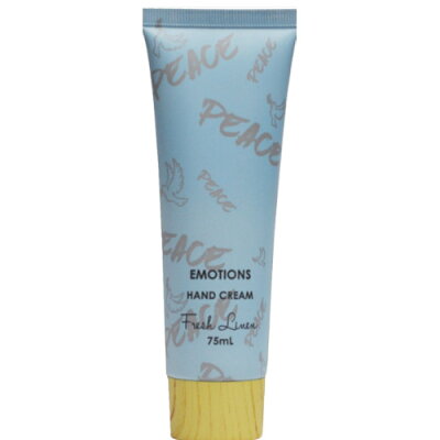 EMOTIONS エモーション Hand Cream ハンドクリーム Peace ピース(Fresh Linen フレッシュリネン)【ボディケア】【ネイルケア】【プレゼント】【低価格】【ハンドケア】【プチギフト】【贈り物】