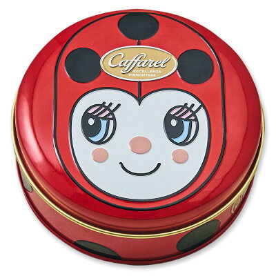 イースター ギフト カファレル Caffarel チョコラティーノ缶 テントウムシ チョコレート アソート7粒 ブランド袋付き【105314】【5400円以上で送料無料】