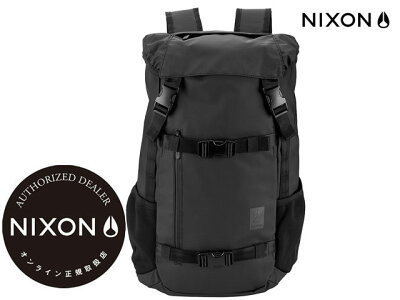 NIXONステッカープレゼント! 国内正規品 ニクソン NIXON ランドロック バックパック オールブラック Landlock Backpack WR All Black C2918-001-00 高耐水 防滴 防水 撥水 WATER REPELLENT リュック アウトドア スケート ストリート メンズ レディース