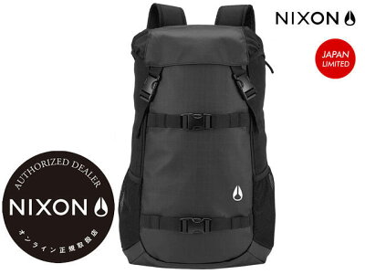 【クーポン配布中!】 国内正規品 ニクソン NIXON リュック 日本限定商品 復刻 ランドロック3 LANDLOCK3 BACKPACK ALL BLACK オール ブラック 黒 33L C2813-000-00 バックパック バッグ アウトドア スケート ストリート メンズ レディーズ JAPAN LIMITED