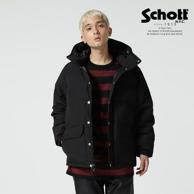 ★SALE | Schott/ショット 公式通販 | CLASSIC HOODED DOWN JACKET/クラシックフーディッド ジャケット※セール品につき交換 返品不可