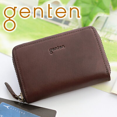 【かわいいWプレゼント付】 genten ゲンテン カードケース 財布AMANO(アマーノ) カードケース・財布 40651(33335)レディース 名刺入れ コインケース 小銭入れ ギフト かわいい おしゃれ プレゼント ブランド