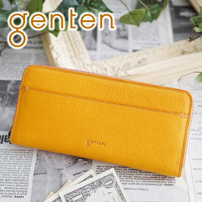 【選べるかわいいノベルティ付】 genten ゲンテン 長財布TOSCA(トスカ) 小銭入れ付き長財布(ラウンドファスナー式) 40552レディース 財布 長財布 ギフト かわいい おしゃれ プレゼント ブランド