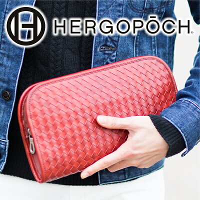 【2/18迄★ケアセット+Wプレゼント付】 HERGOPOCH エルゴポック バッグ06 Series 06シリーズ ワキシングレザークラッチバッグ 06I-CLメンズ バッグ クラッチバッグ セカンドバッグ 日本製 ギフト プレゼント