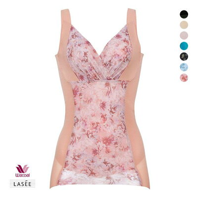 20%OFF【メール便(10)】 ワコール Wacoal ラゼ LASEE 着やせグラマラス スキニーベール キャミシェイパー 補正下着 ボディシェイパー レディース