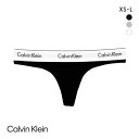 カルバン・クライン　ランジェリー 【メール便(5)】 カルバン・クライン アンダーウェア Calvin Klein Underwear Basic MODERN COTTON シンプル Tバックショーツ カルバンクライン レディース