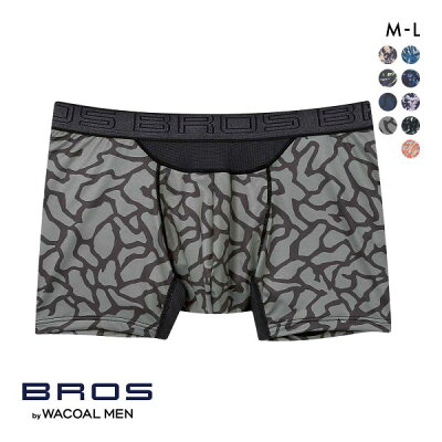 25%OFF【メール便(7)】 ブロス バイ ワコールメン BROS by WACOAL MEN AIR VENT BOXERS フロント快適グラマラス ボクサーパンツ ML 前閉じ 吸汗速乾 メンズ