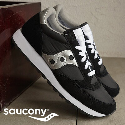 【即納】サッカニー メンズ レディース スニーカー 靴 ジャズ オリジナル Saucony ORIGINAL JAZZ ORIGINAL BLACK/SILVER (2044-1 SS16)【コンビニ受取対応商品】