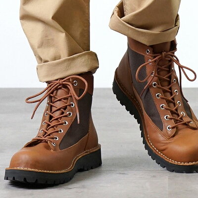 【サイズ交換片道送料無料】Danner ダナー マウンテンブーツ メンズ DANNER FIELD ダナー フィールド TAN/DARK BROWN 靴 (D121003 SS18)