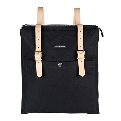 マリメッコ marimekko コットンキャンバス バックパック Eppu (ブラック) 040006 900 Eppu backpack 黒 レザー リュック 男女兼用 バッグ バッグ カバン レディース 北欧 かわいい おしゃれ ギフト プレゼント 【送料無料】