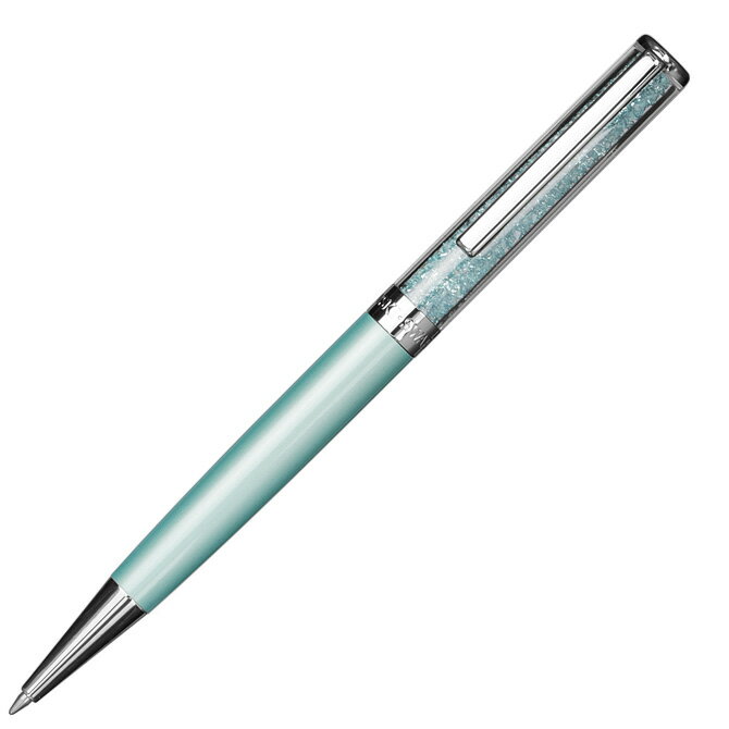 スワロフスキー スワロフスキー SWAROVSKI ボールペン （ライトグリーン） 5351072 CRYSTALLINE BALLPOINT PEN LIGHT GREEN レディース ジュエリー クリスタル おしゃれ キラキラ かわいい プレゼント ギフト 高級ボールペン 文具 文房具 【送料無料(一部地域を除く)】