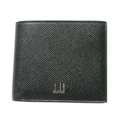 ダンヒル 財布 dunhill 二つ折り財布/小銭入れ付 ブラック 18F2320CA 001【CADOGAN カドガン】【あす楽対応】【送料無料】【RCP】【楽ギフ_包装】【はこぽす対応商品】DU18F2320CA001