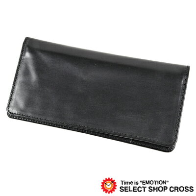 GLENROYAL グレンロイヤル 長財布/ロングウォレット CURRENCY WALLET 小銭入れなし ブライドルレザー 03-2475 NEW BLACK ブラック
