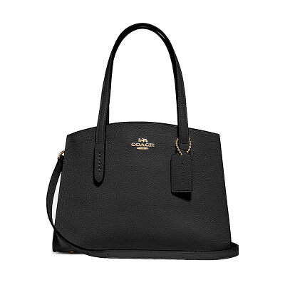 コーチ COACH チャーリー キャリーオール 28 ハンドバッグ ショルダーバッグ 2WAY レディース バッグ ブラック ブランド オシャレ かわいい 29529 LIBLK