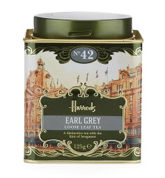 ハロッズ Harrods Earl Grey No.42 Loose Leaf Tea (125g) ハロッズ No.42 アールグレイ リーフ 茶葉 125g 英国 紅茶 海外直送品