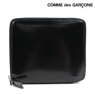【最大1000円OFFクーポン】 コムデギャルソン COMME des GARCONS 財布 二つ折り メンズ レディース ラウンドファスナー ブラック 黒 SA2100MI