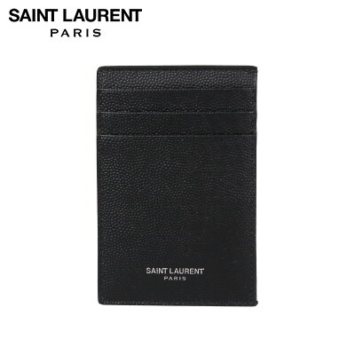 【最大2000円OFFクーポン】 サンローラン パリ SAINT LAURENT PARIS パスケース カードケース ID 定期入れ メンズ METAL-CLIP CARDHOLDER ブラック 黒 584105BTY0N