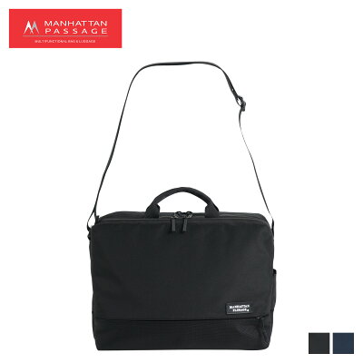 マンハッタンパッセージ MANHATTAN PASSAGE バッグ ショルダーバッグ ビジネスバッグ メンズ 9L SHOULDER BAG EST 2 ブラック ネイビー 黒 5480