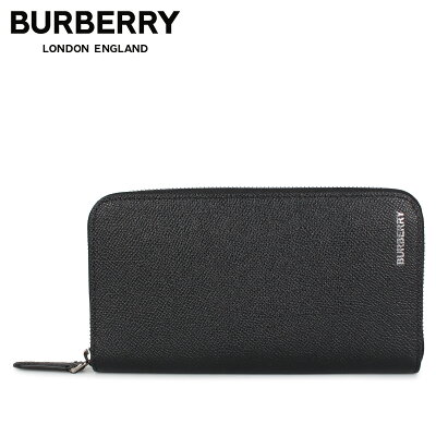 【最大2000円OFFクーポン】 バーバリー BURBERRY 財布 長財布 メンズ ラウンドファスナー LONG WALLET ブラック 黒 8014650