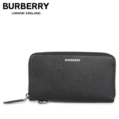【最大2000円OFFクーポン】 バーバリー BURBERRY 財布 長財布 メンズ ラウンドファスナー LONG WALLET ブラック 黒 8022288