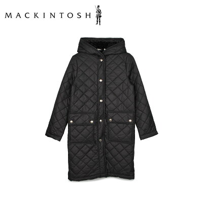 【最大1000円OFFクーポン】 マッキントッシュ Mackintosh キルティング フーデッドコート ジャケット ダウンジャケット アウター レディース QUILTED HOODED COAT ブラック 黒 LQ-1001