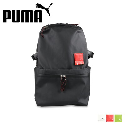 PUMA プーマ リュック バッグ バックパック メンズ レディース 30L 撥水 大容量 通学 BACKPACK ホワイト レッド ライト グリーン 白 J20126
